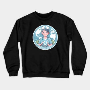 Global Care: Celebrating Nurses Everywhere Crewneck Sweatshirt